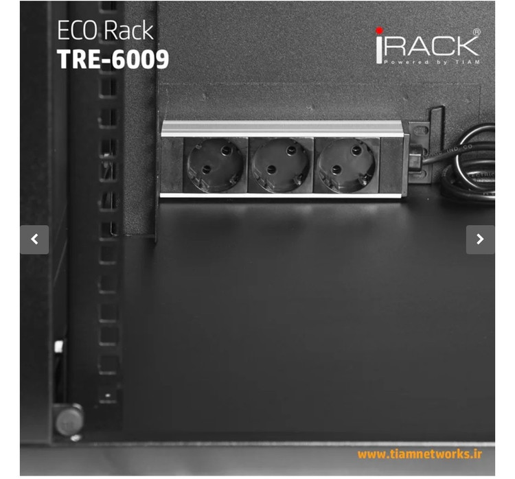 رک دیواری ۹ یونیت عمق ۶۰ تیام نتورک (اکو) eco